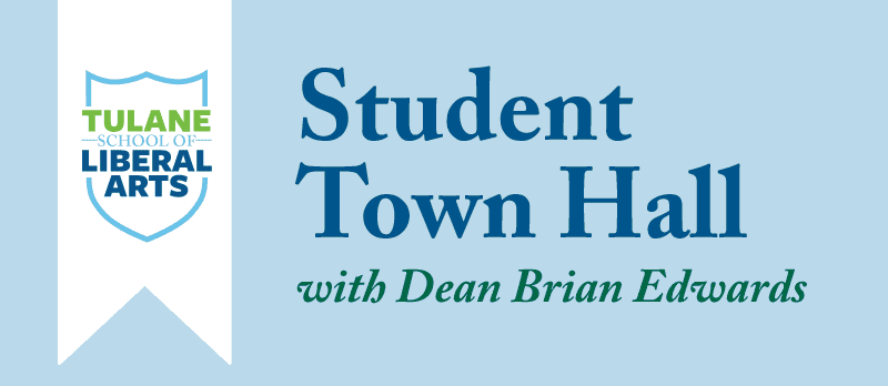 Student Town Hall with Dean Brian Edwards