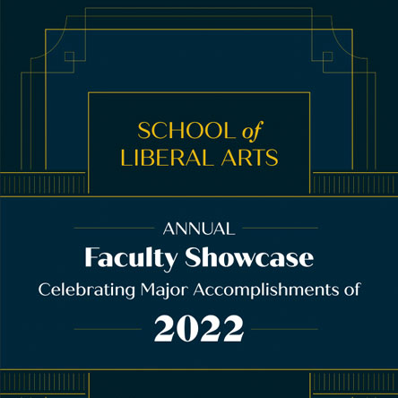 Program cover for faculty showcase