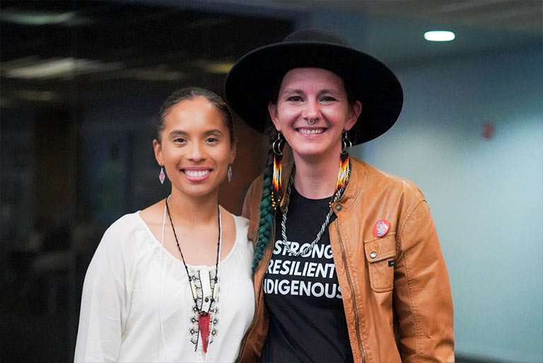 People at the Indigenous Symoposium