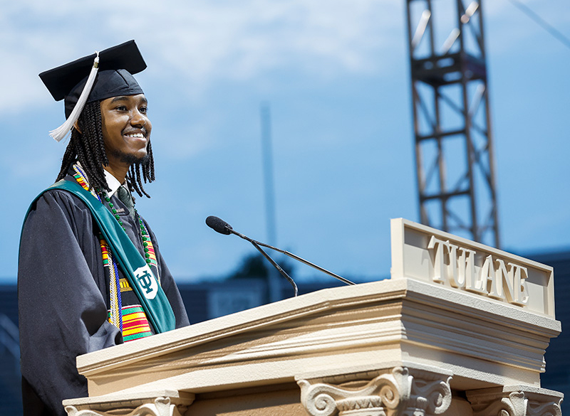 Da'Sean Spencer, Tulane University Graduate