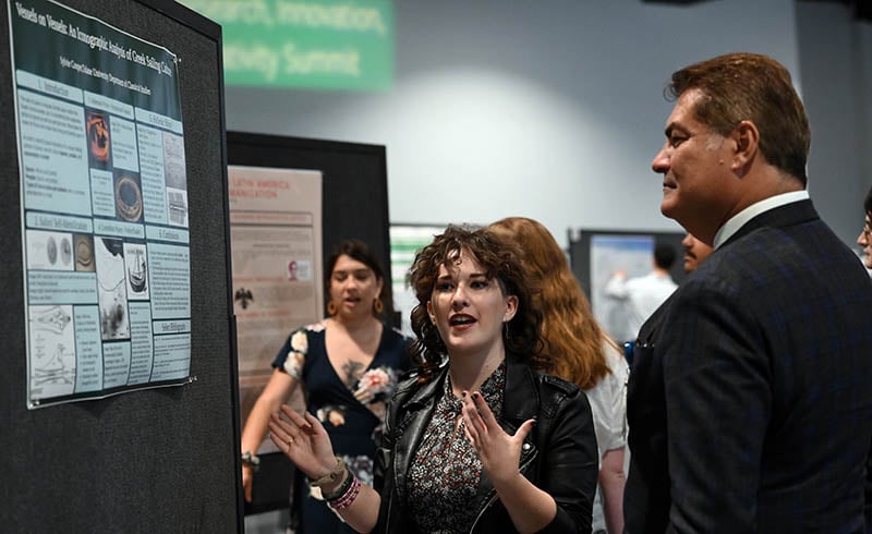 Dr. Giovanni Piedimonte, and Sylvie Cooper, Tulane Research, Innovation and Creativity Summit