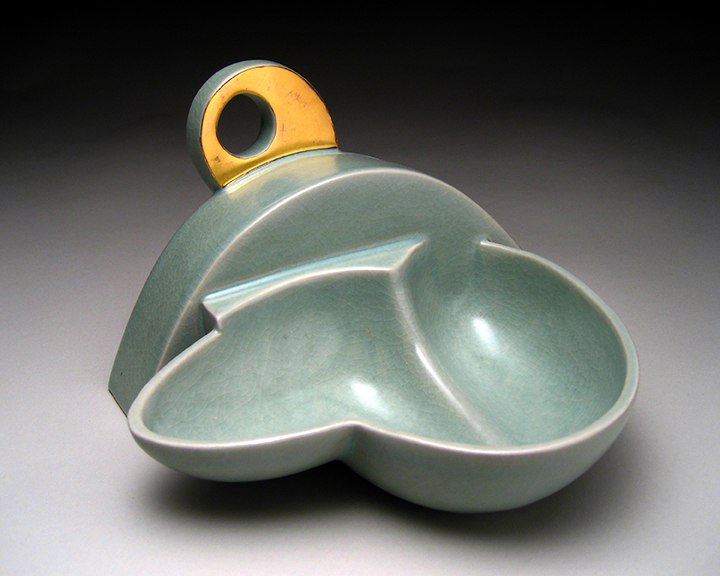 Glazed Porcelain with luster, 2010, William Depauw
