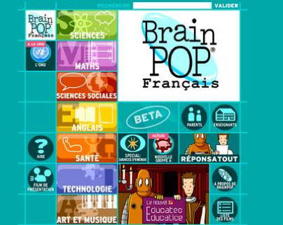 Brain Pop Screen Capture