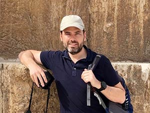 Michael Brumbaugh at the Great Pyramid of Cheops