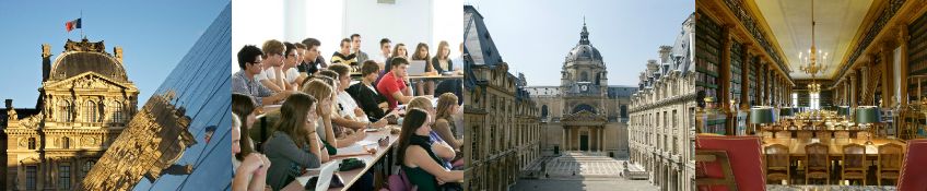 Pictures of Paris Attractions and French Classroom