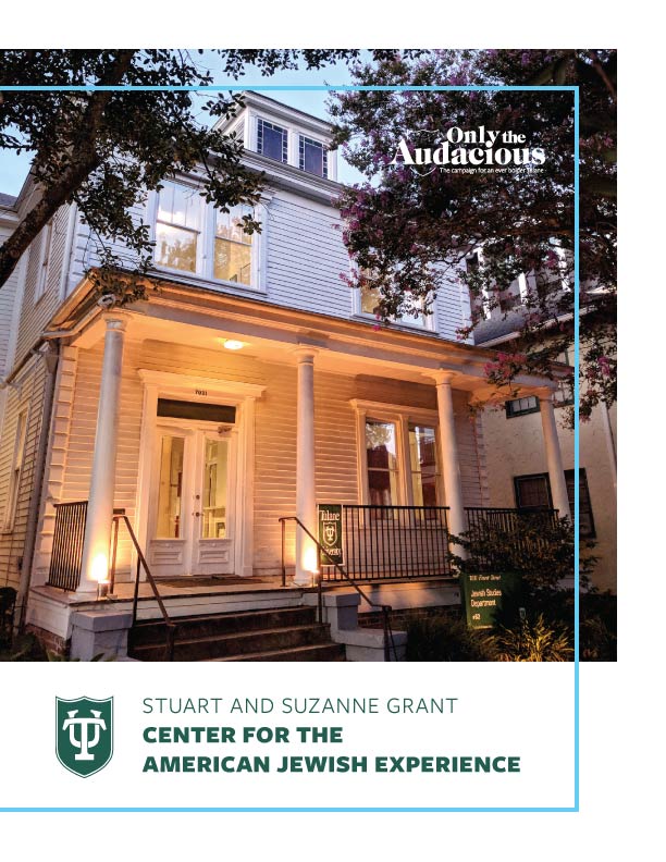 Stuart and Suzanne Grant Center for the American Jewish Experience Brochure cover