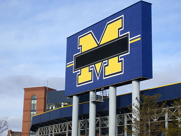 Michigan Stadium, nicknamed The Big House