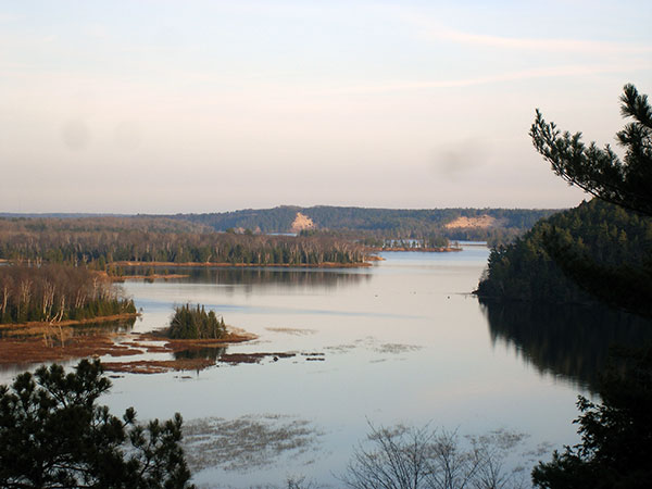 The Au Sable River in the northern Lower Peninsula of Michigan 