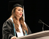 Lilith Winkler-Schor at commencement