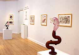 sculpture- Andrew Katz, prints- Michael Richardson, Master of Fine Arts Thesis Exhibition, 2003