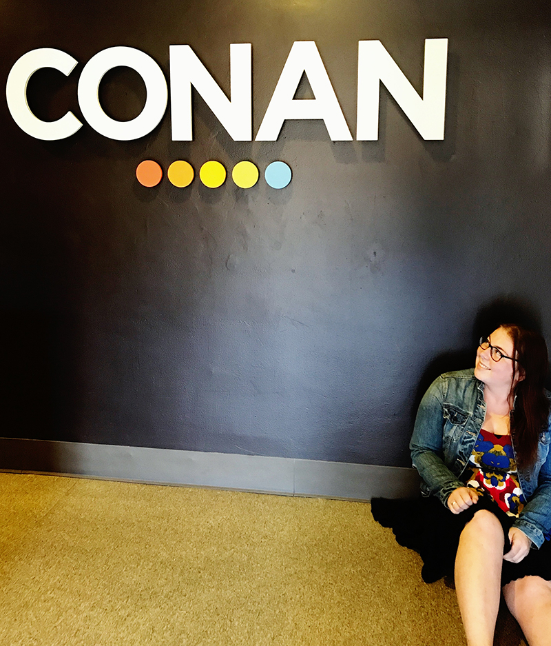 Molly Noonan hired as a General Production Intern at CONAN in Burbank, California.