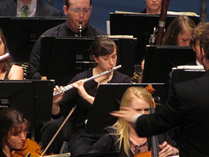 Tulane University Orchestra closeup