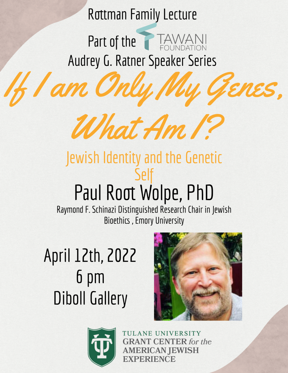 Poster announcing Paul Wolpe's talk