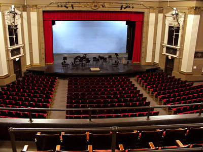 Dixon Concert Hall view from balcony