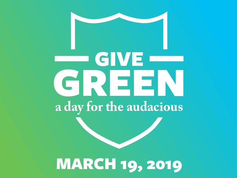 Give Green, a day for the Audacious