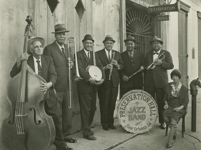 Preservation Hall Jazz Band members, Preservation Hall, 726 St. Peter Street, New Orleans, Louisiana