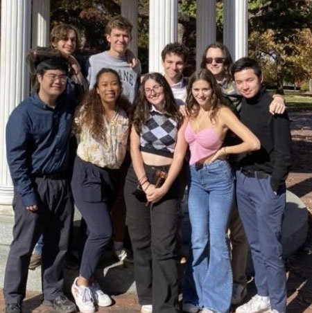 Tulane students at the University of North Carolina Model United Nations Conference