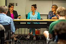 Mirya Holman, Nancy Maveety and J. Celeste Lay at Tulane