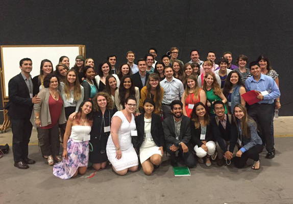 The TV Academy Intern Class for 2015