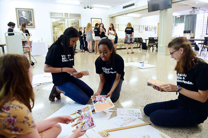 Students participating in the Tulane School of Liberal Arts Young Public Scholars Program