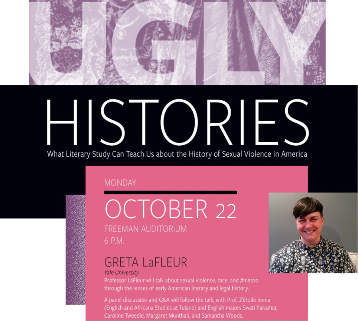 Ugly Histories Event poster
