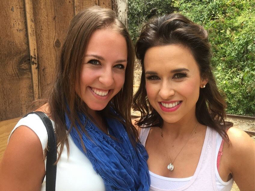 Allison Margolis with Lacey Chabert