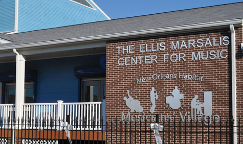 The Ellis Marsalis Center for Music in New Orleans’ Ninth Ward neighborhood