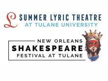 Summer Lyric Theatre and New Orleans Shakespeare Festival logos
