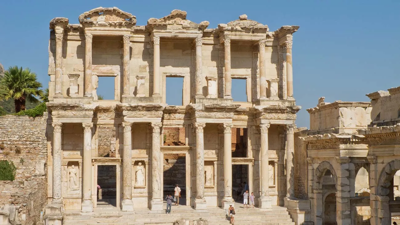 Façade of the Library of Celsus