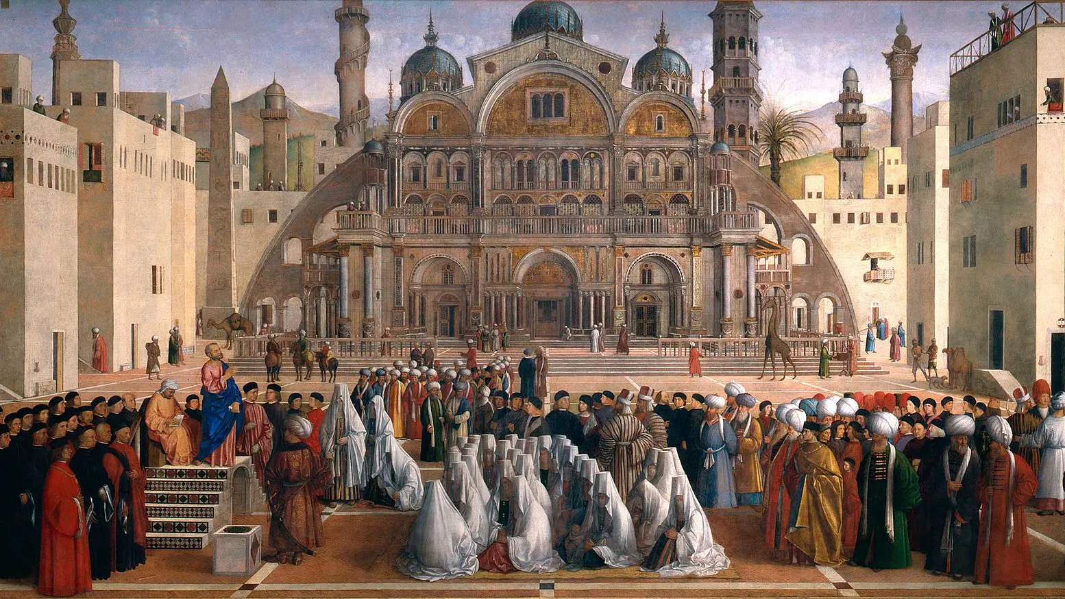 St. Mark Preaching in Alexandria, c. 1507, by Gentile Bellini