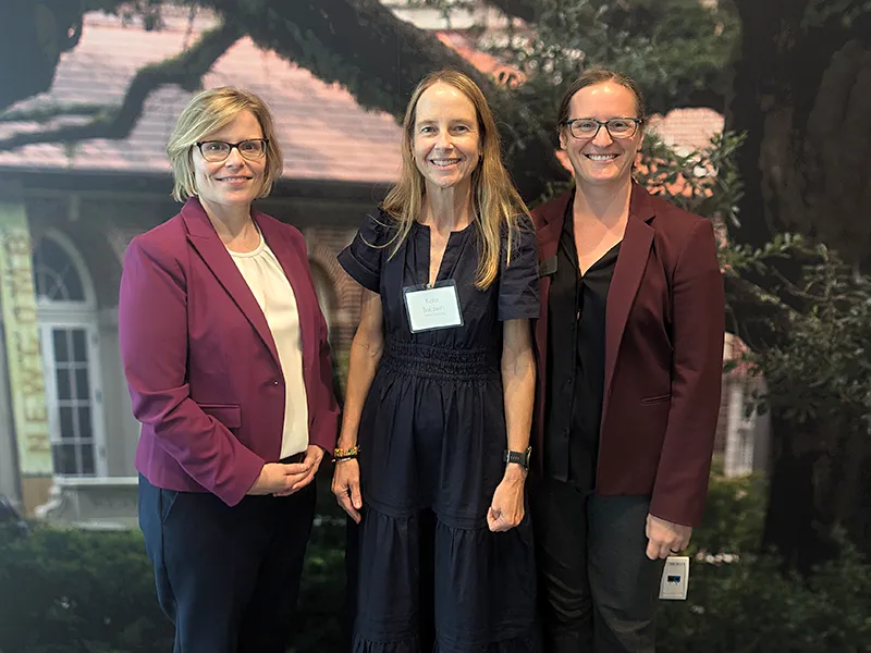 Kate Baldwin, Karissa Haugeberg, and Clare Daniel