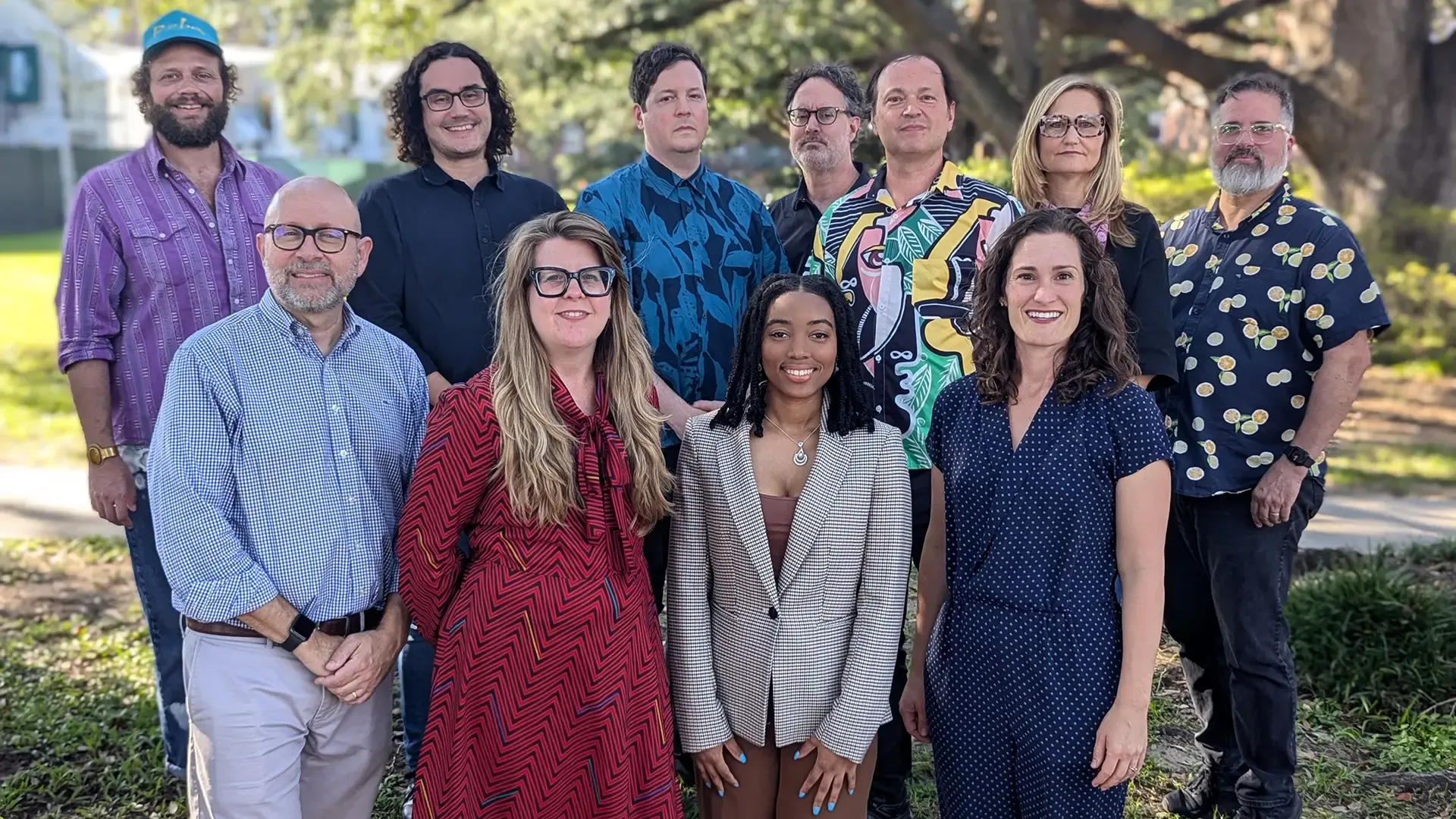 Faculty and Staff for the Digital Media Practices program at Tulane