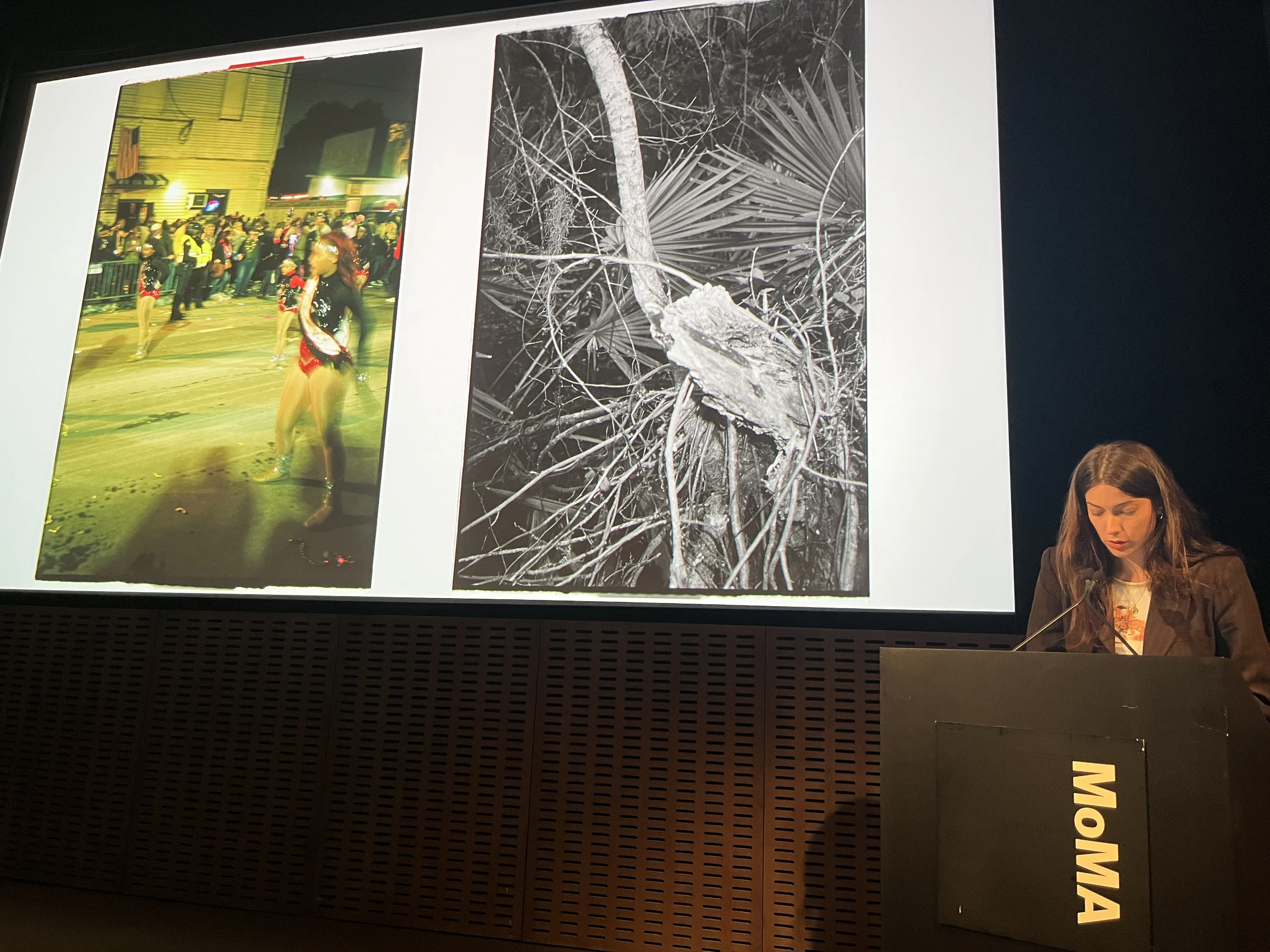 GABRIELLE GARCIA STEIB, MFA candidate @tulanephoto, presented her work to an audience at the Museum