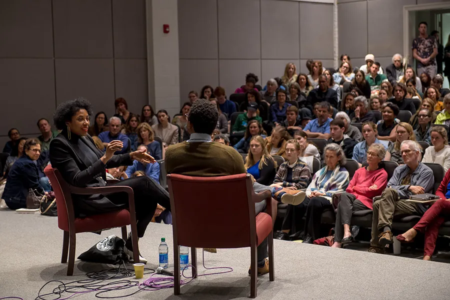 Sarah M. Broom and Vann Newkirk at "American Water and Actual Air" 