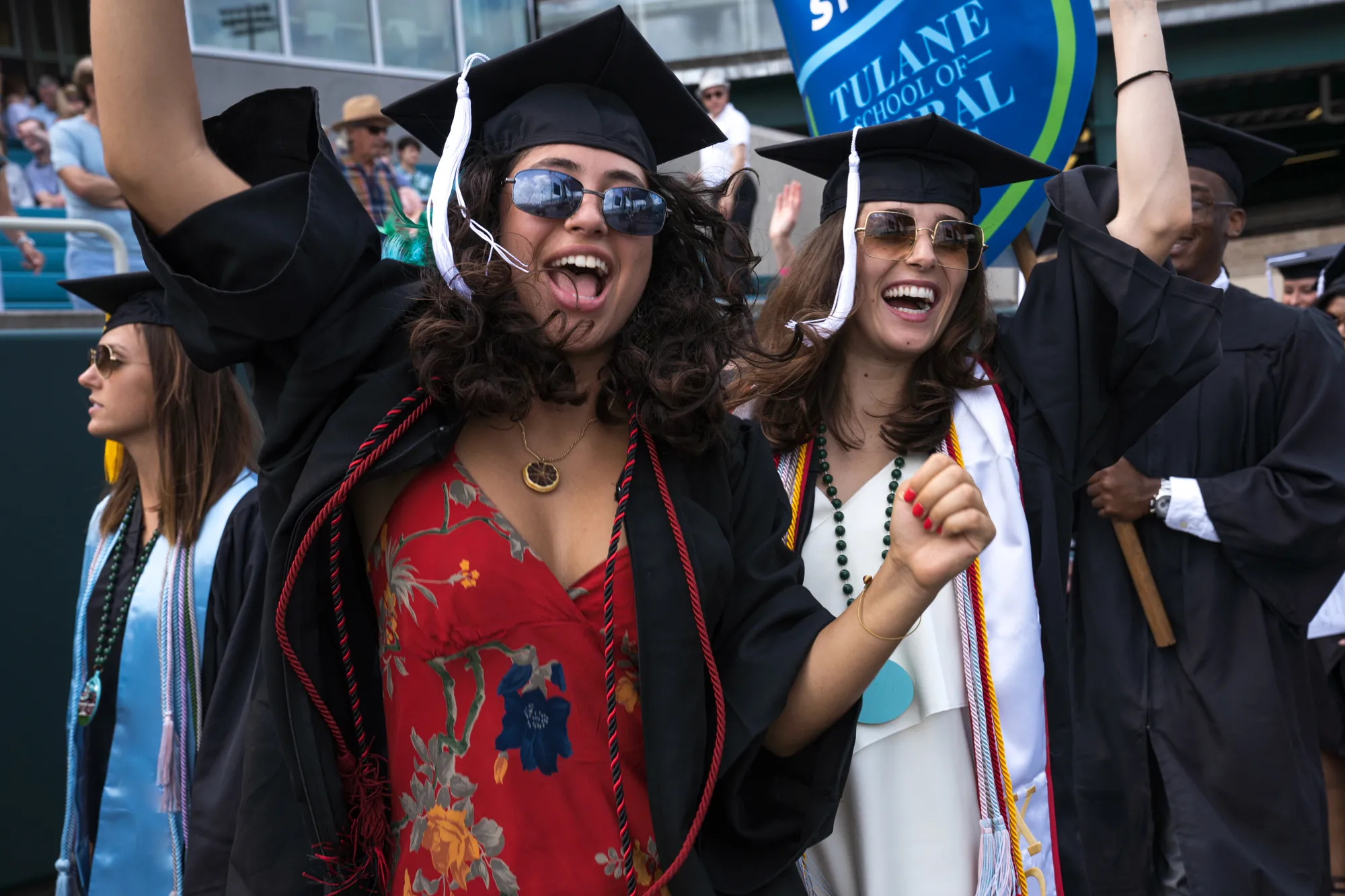 Liberal Arts students celebrate at the diploma ceremony