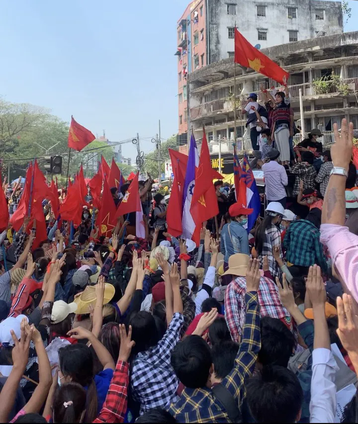 Myanmar Protest by Htet