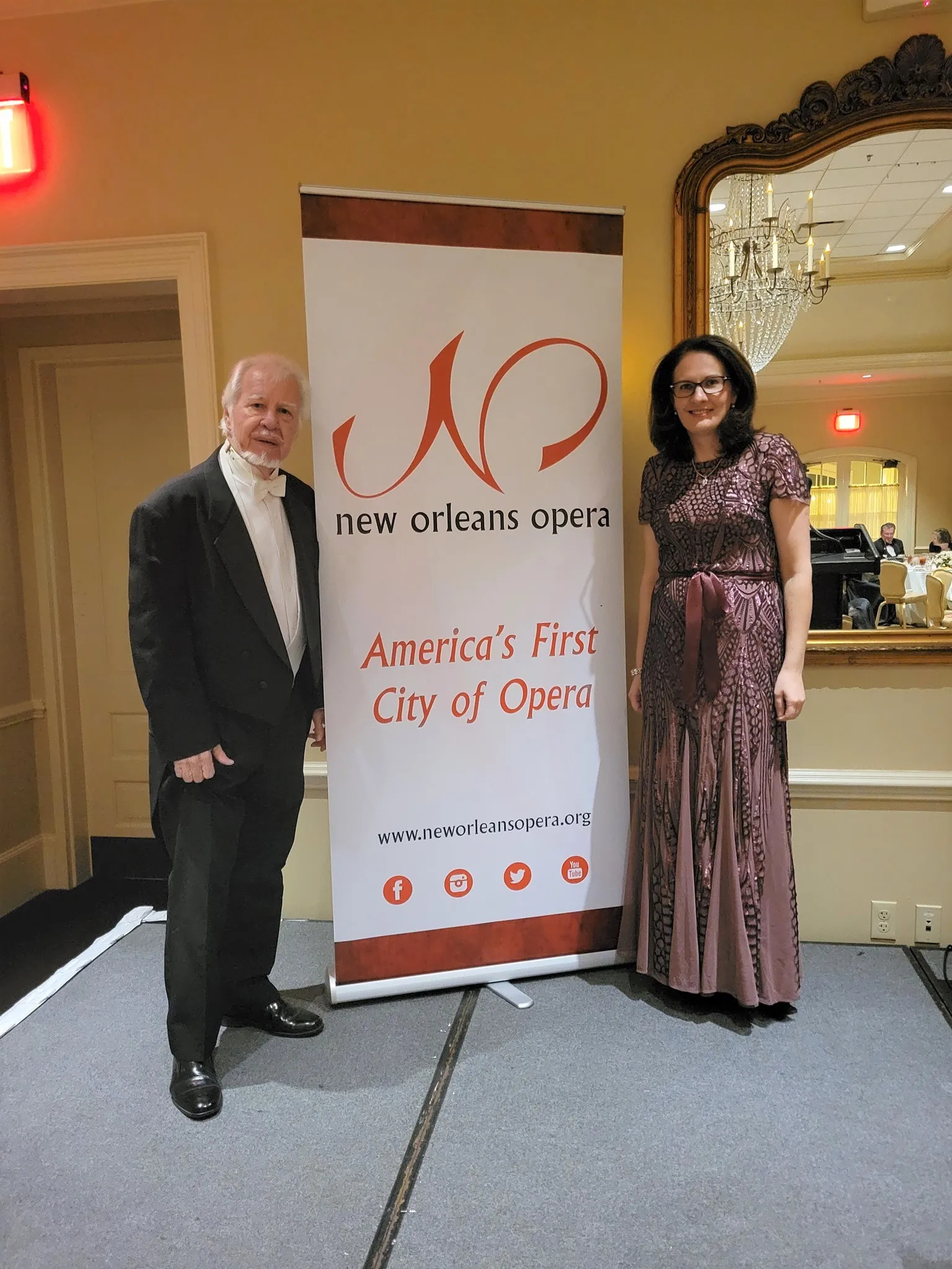 Maestro Robert Lyall with Professor Lidia Zhigunova