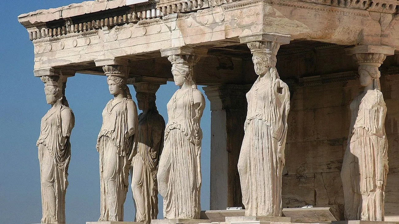 Athènes Acropole Caryatide