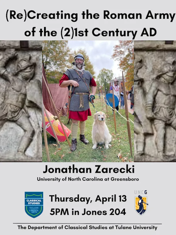 Poster for (Re)Creating the Roman Army event