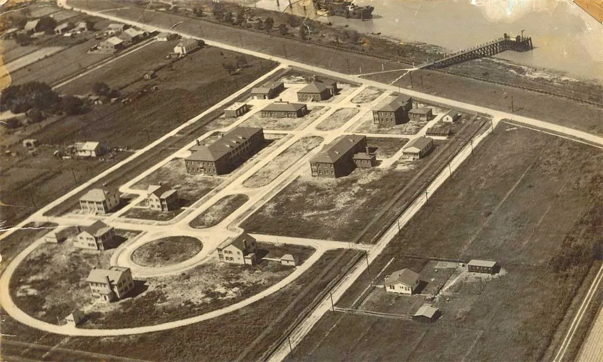 World War II internment camp at Camp Algiers