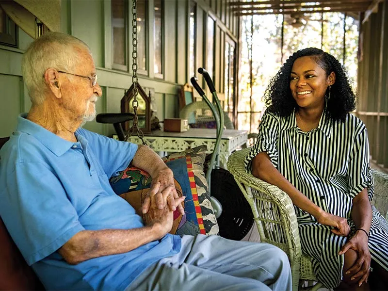 Joe Carmichael with Danica Brown at A Studio in the Woods