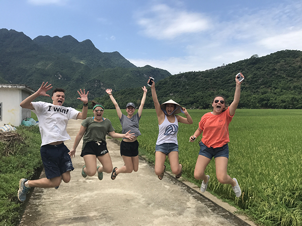 Tulane Altman Program students in Vietnam