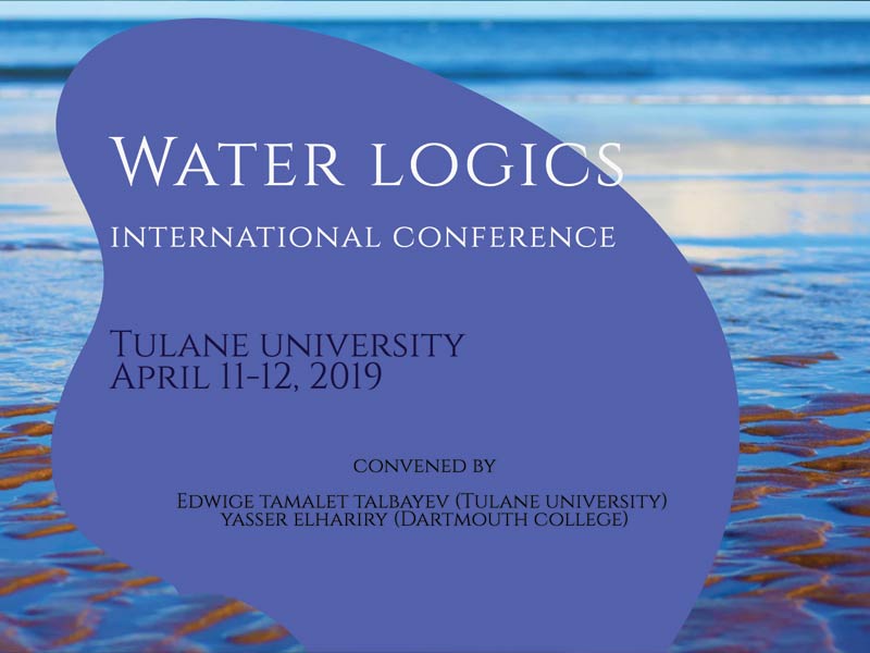 Event poster for Water Logics International Conference